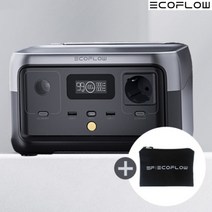 에코플로우 파워뱅크 리버2 + 파우치 세트 220V 리튬 인산철 배터리 대용량 보조 밧데리 휴대용 캠핑 캠핑용품 차박 차박용 고속충전