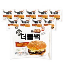 대신 투엑스더블벅 180g 10개 매점 편의점빵 햄버거