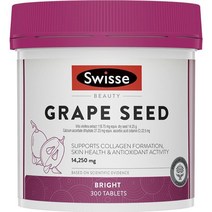 호주 약국 정품 Swisse Ultiboost Grape Seed 포도씨 추출물14250mg 300 Tablets, 1병, 300정