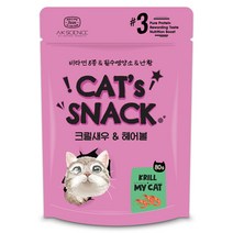 캣스낵 크릴새우&헤어볼80g