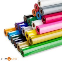 HTV론트 시트지 30.48cm X 1.829m 레터링 토퍼제작 풍선 실루엣 카메오 포트레이트 호환, 글로시 블랙