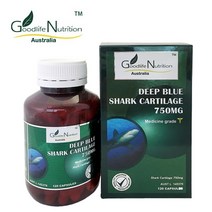 호주 굿라이프뉴트리션 청상어연골 750mg 상어연골 칼슘 120캡슐, 1개