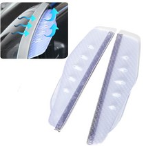 사이드미러 사이드미러수리새로운! 유니버설 자동차 백미러 레인 커버 선 바이저 눈썹 탄소 섬유 사이드, 03 new transparent