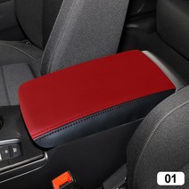 콘솔박스 자동차 센터 콘솔 팔걸이 박스 커버 DIY 마이크로 화이버 가죽 보호 패드 혼다, 2.Black Red