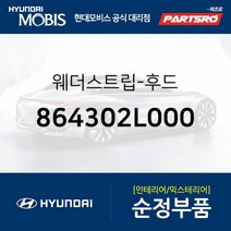 웨더스트립-후드(본네트) (864302L000)-현대모비스 부품 공식대리점 온라인쇼핑몰 파츠로 I30/I30CW, 1개