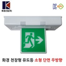 리안 리더스테크 천장형 피난구 유도등 소형 단면