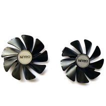 CF1015H12D ETH 쿨러 팬 호환용 2 개 사파이어 Radeon RX 470 570 니트로 마이닝 에디션 RX580 게임용 디오, 02 CF1015H12D