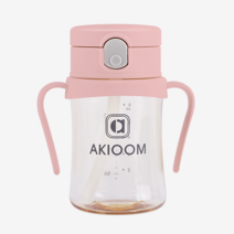 아키움 PPSU 원터치 빨대컵 + 사은품 파우치 증정, 원터치200ml+파우치(랜덤), 핑크