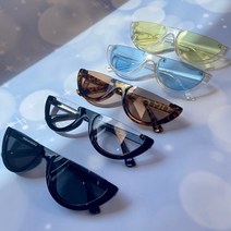 반달 선글라스 안경 호피 틴트 반테 촬영 파자마 파티 인생네컷 단체 셀프스튜디오