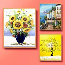캔버스액자 화가가 그린 유화그림 베스트셀러 12호, _64447_14 석양 바다그림B