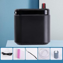 저소음콤프레샤 콰이어트존 콤프레샤부품 휴대용 산소 펌프 3l 분 충전식 조용한 공기 압축기 물고기 탱크 수족관 액세서리 1 개, 05 black