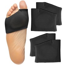 ZenToes 남성 및 여성용 중족골 패드 - 발 볼 쿠션 2쌍 베이지.