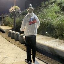 [에잇포맨] 남녀공용/빅사이즈 - 빅로고 챔프 오버 후드티