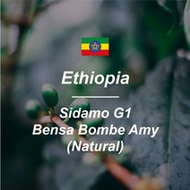 [커피생두] 에티오피아 시다모 G1 벤사 봄베 에이미 내츄럴 1KG