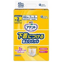 DAIO PAPER elleair Attento 아텐토 속옷에 붙이는 소변패드 42장 [성인용기저귀], 단일
