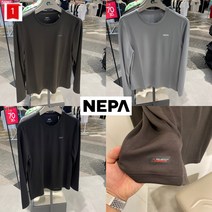 [네파] 22년 F/W 남성 땀 흡수배출 끝판왕 헬창들도 좋아하는 폴라텍 파워드라이 라운드 티셔츠 (3색상 택1) - 7I55301