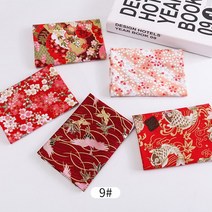 일본어 코튼 인쇄 패치 워크 패브릭 퀼트 소재 봉제 인형과 가방 바느질 액세서리 20x2 5 센치메터/개 TJ0361, [09] 9