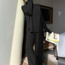 메이리앤 하이퀄리티 루즈핏 터틀넥 투피스