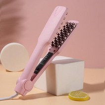 에어브러쉬 헤어 롤 빗 뽕빨 드라이기 에어 멀티 스타일러 뿌리 볼륨 브러쉬 뽕 고데기 푹 컬러 골판지 컬링 언 세라믹 크림 퍼 볼류마이저 옥수수 파마 부목 웨이버 747EA 9, 01 Pink, UK