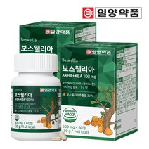 일양약품 보스웰리아 AKBA+KBA 100mg, 2개, 60정