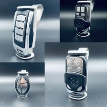 차단기 셔터 원격리모컨 조정 가능한 차고 도어 원격 제어 자동차 바이저 클립 47-70mm 차고 키 클립, 없음, 1개