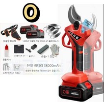 충전 자동 전지가위 전동 전정 가위 집 커터날 포함 세트 브러시리스모터, 1680VF[6 cm] LCD