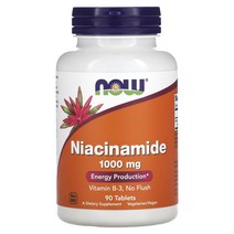Now Foods (나우 푸드) 나이아신아마이드 1 000mg 90정, 기본