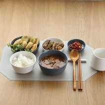 싸고 예쁜 모노 1인 9P 혼밥 자취 한식 그릇식기세트, 화이트