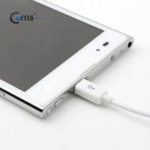 쇼핑테크/ Coms USB 스마트폰 충전케이블(멀티) 3in 1 마이크로 5핀 (Micro 5P Type B) iOS 30핀(30) 미니 5mi 5, 상세내용표시, 색상, 1개