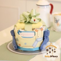 [기저귀케익] 옐로기린아 (출산 백일 돌선물)
