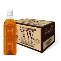 [본사직영]W차 식후비법 무라벨 500PET 24입 g, 단품, 상세페이지 참조