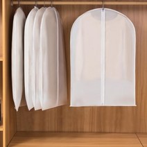 PEVA 반투명 옷커버 5p세트 80cm 패딩 옷보관커버, 상세페이지 참조