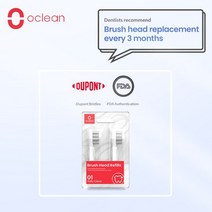 Oclean-오리지널 스마트 소닉 전동 칫솔 팁 액세서리 플로우 X 프로 엘리트 원 Z1 F1 E1 에어 2 X10, [01] Oclean P2S6 W02 2