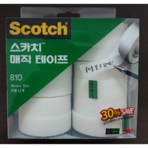 3M 매직테이프 리필 810R-12 18X32m 세이빙 팩, 1팩