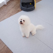 휴팡 단면 4T 폴딩형 강아지매트[미끄럼방지 슬개골보호 애견매트] 소형 70x180cm, 직물패턴