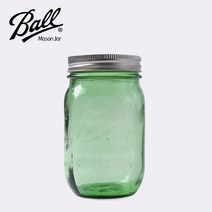 마이KIDMALL_볼 메이슨자 퍼펙션 그린 유리병 쿼터 950ml 1p 메이슨 볼자 우유 음료 카페 유리컵 드리킹 밀폐 보틀 물병_MMY키드MAl몰, 별도의_옵션-없음