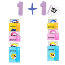 {1+1 이벤트) 종근당 프리락토 키즈 30포 종근당 19종 유산균 + 아기상어 장난감 포함 (유통기한 23년 9월까지), 1개, 30포 분홍 엄마상어