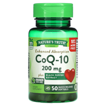 네이처스트루스 코큐텐 코엔자임 CoQ-10 200mg 50정, 100mg