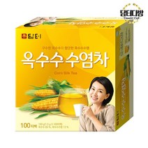 [모비딕컴퍼니] 과일차 생각차 미숫가루 차류 티백차 옥수수티백차 작두콩차 가정용티, 잇★ 담터 옥수수수염차 100티백 수염차티백 티 보이차, [좋아요]