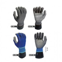 pu코팅 농사 원예 택배 현장 안전 다목적 등산 여름장갑 면장갑, 코팅장갑 골든블루 (단목) L