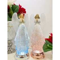 아름다운 천사 오르골 & 워터볼, 핑크