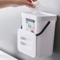 싱크대 걸이 음식물 쓰레기 통 수거 휴지통 음쓰 아파트 원룸 걸이형 3L