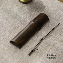 수공예 메탈부조 다도도구 보이차도구 차칙 다도용품 차시세트 흑단목, 탄화 투피스