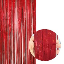 파티은박커튼 [폭1m/높이2m] 홀로그램 펄레드, 단품