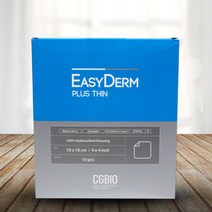 이지덤 플러스씬 10X10cm 10매 1갑 EASYDERM 습윤밴드 상처밴드, 1개