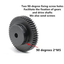 기어랙1.5M 80T 고주파 블랙 스퍼 기어 피니언 톱니 폭 15mm 랙 보어 cnc, 01 80 Teeth_07 20mm