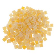 GHSHOP DIY 공예 용품에 대한 도매 많은 다채로운 타일 재료, S, 유리, 라이트 오렌지