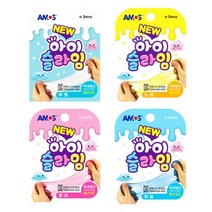 아모스 아이 슬라임 70g 완구 투명, 2개