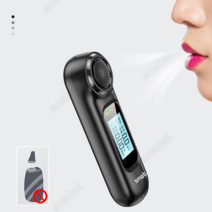 Smabat 알콜 측정기 음주 측정기 음주단속기 휴대용 음주측정기 음주운전 USB충전, 영문 버전