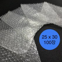 포장용 뽁뽁이 봉투 에어캡 소량 25*30 100장